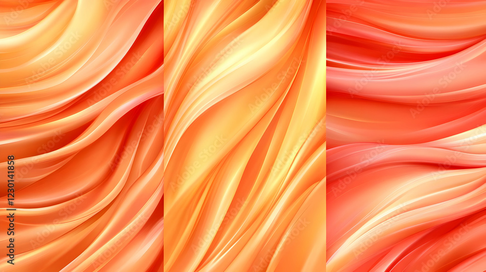 Abstract orange swirl textures, background design Abstract orange swirl textures, background design