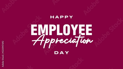 Employee Appreciation Day Holiday Concept Video
