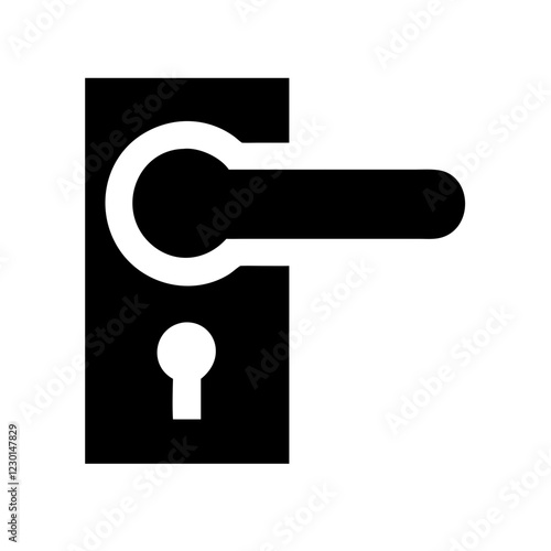 door knob icon design