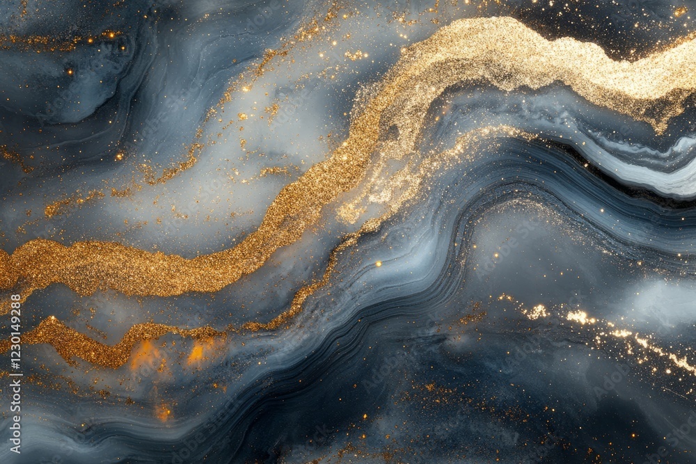 Abstract grey and gold marble texture with glitter. Abstract grey and gold marble texture with glitter.