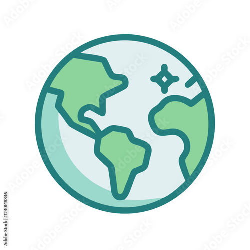 earth icon design