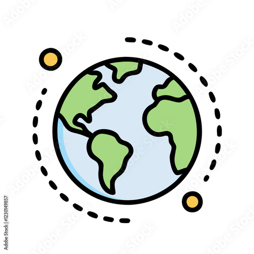 earth icon design