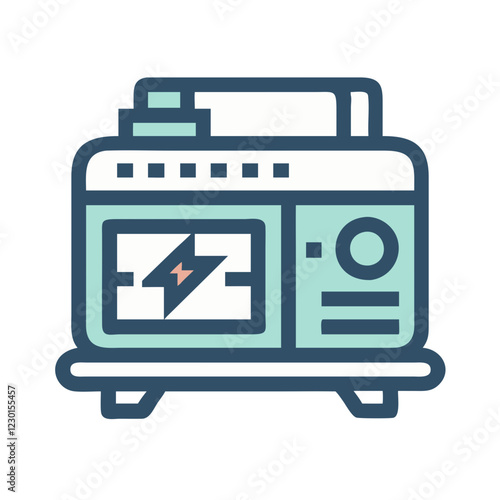 electric generator icon design