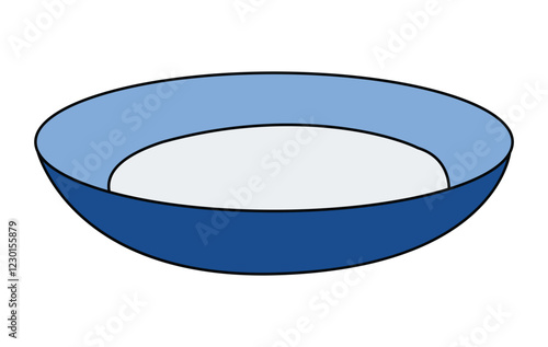 A bowl isolated on white background