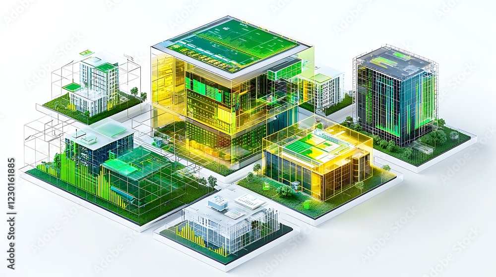 Smart City, Sustainable Architecture, Digital Transformation Smart City, Sustainable Architecture, Digital Transformation
