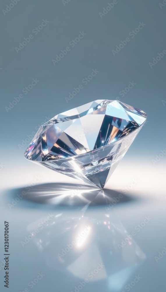 Sparkling diamond isolated on white background, sparkle, gemstone, light Sparkling diamond isolated on white background, sparkle, gemstone, light