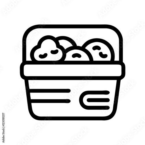 food container icon design