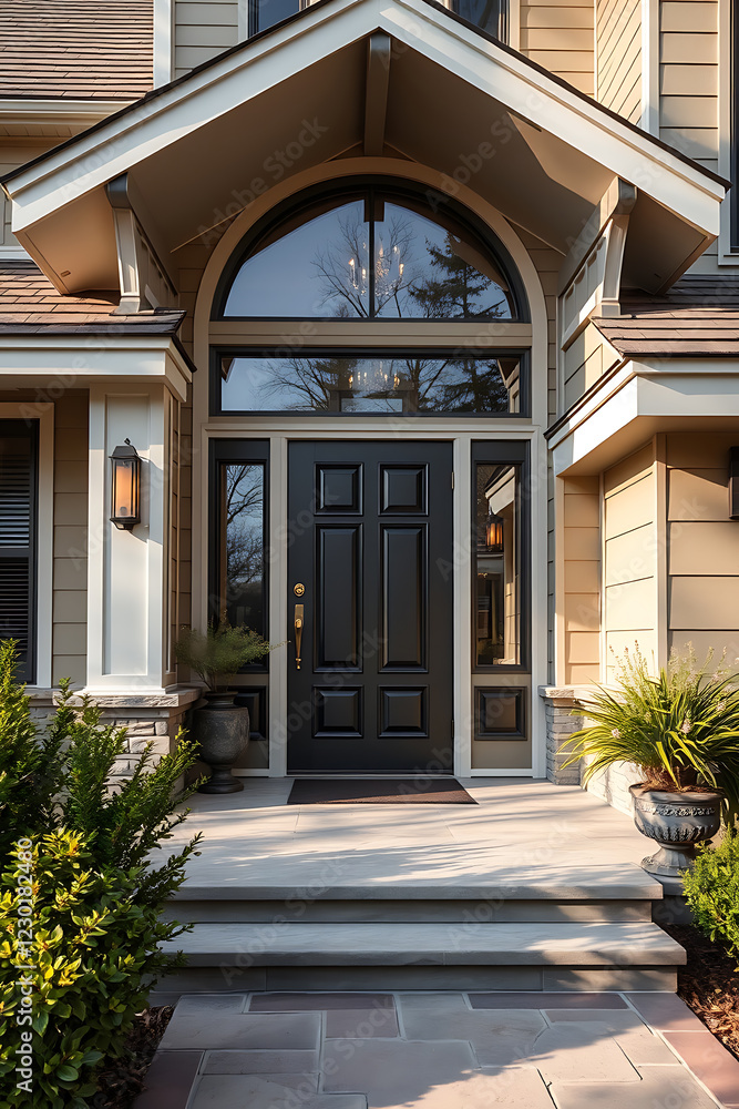 Elegant Home Entrance: Modern Architecture and Curb Appeal Elegant Home Entrance: Modern Architecture and Curb Appeal