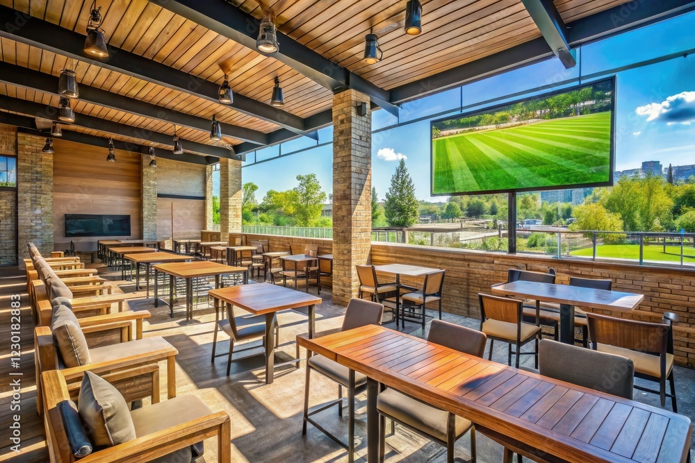 Sports bar with a outdoor seating area for watching games in the sun, outdoor seating area, fire pit, sports bar Sports bar with a outdoor seating area for watching games in the sun, outdoor seating area, fire pit, sports bar