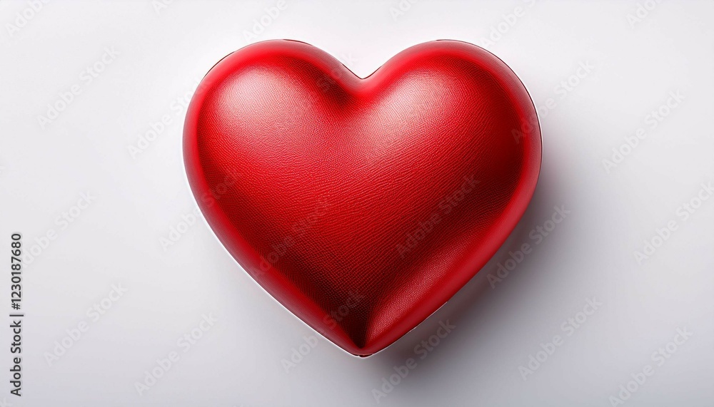 red heart on a white background red heart on a white background