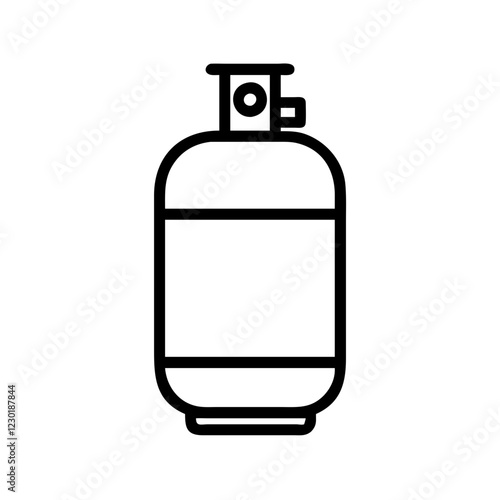 gas cylinder icon design