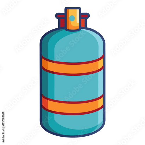 gas cylinder icon design