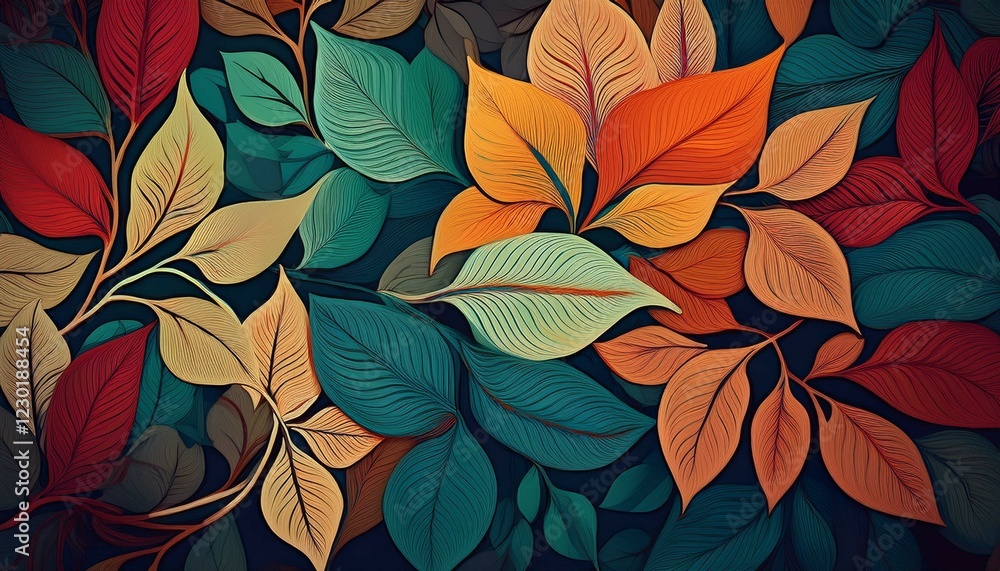 autumn leaves pattern autumn leaves pattern