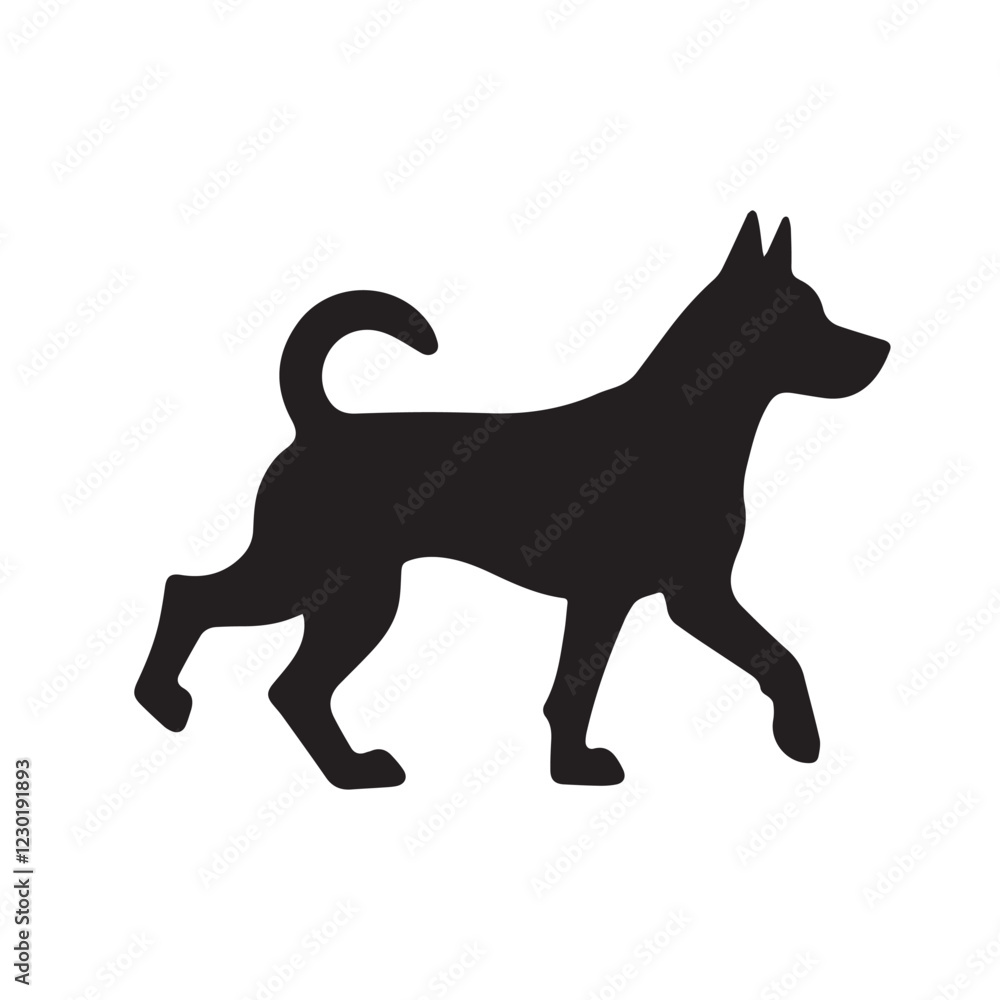 Elegant Tail Wag Dog Days in Silhouette Elegant Tail Wag Dog Days in Silhouette