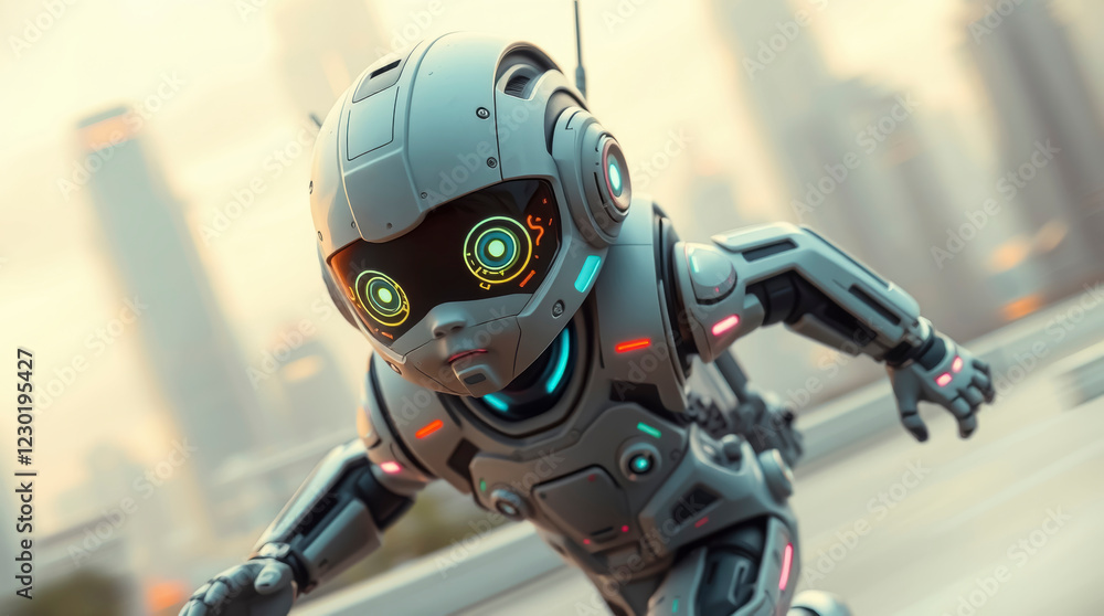Cyberpunk Child Android Cyberpunk Child Android