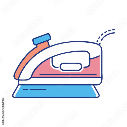 ironing icon, ironing vector illustration-simple illustration of ironing, perfect for ironing logos and icons