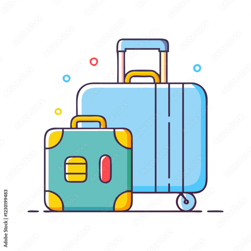 luggage icon, luggage vector illustration-simple illustration of luggage, perfect for luggage logos and icons luggage icon, luggage vector illustration-simple illustration of luggage, perfect for luggage logos and icons