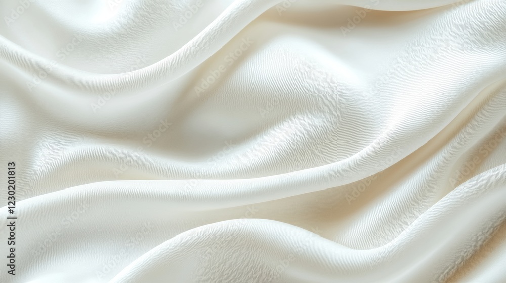 Elegant Soft White Satin Fabric Texture for Background Design Elegant Soft White Satin Fabric Texture for Background Design
