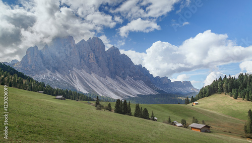 Le puez Odle, Santa Magdalena, Tyrol Sud, Italie photo