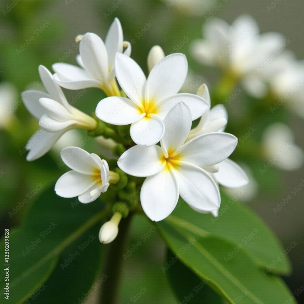 Fragrant white flowers blooming on a dark stem, nature, fragrant, plant Fragrant white flowers blooming on a dark stem, nature, fragrant, plant