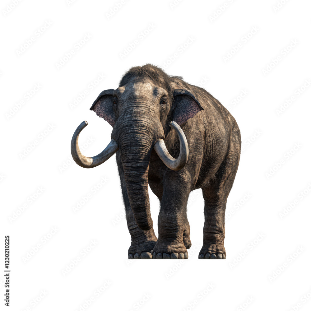 Obraz premium Mammoth isolated on transparent background