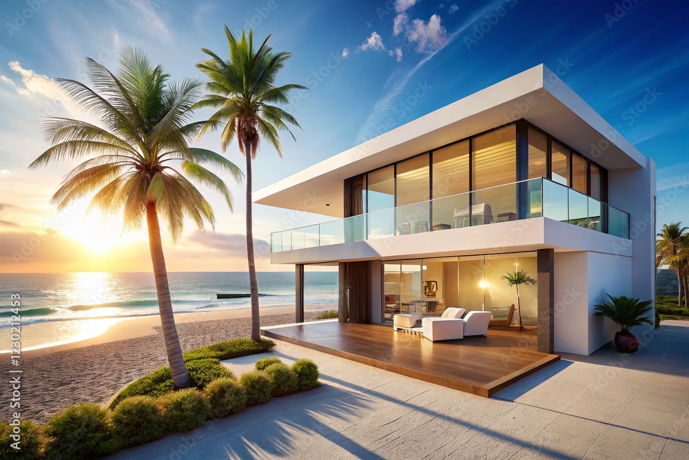 Hello Summer: Modern Beach House Architecture with Ocean View Hello Summer: Modern Beach House Architecture with Ocean View