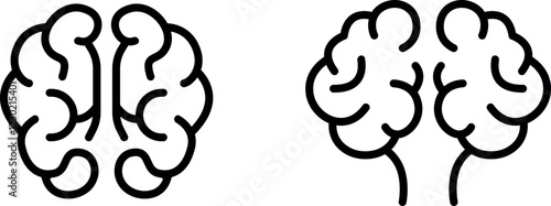 "Brain Icon Representing Intelligence and Thought"
