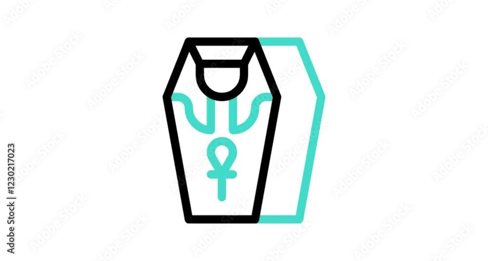 illustration of a person with a mark illustration of a person with a mark