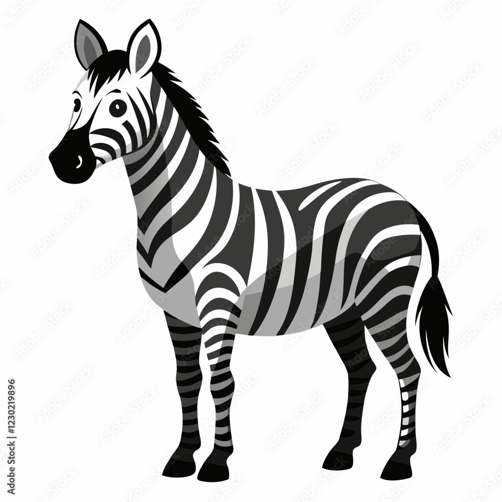 Obraz premium zebra vector illustration