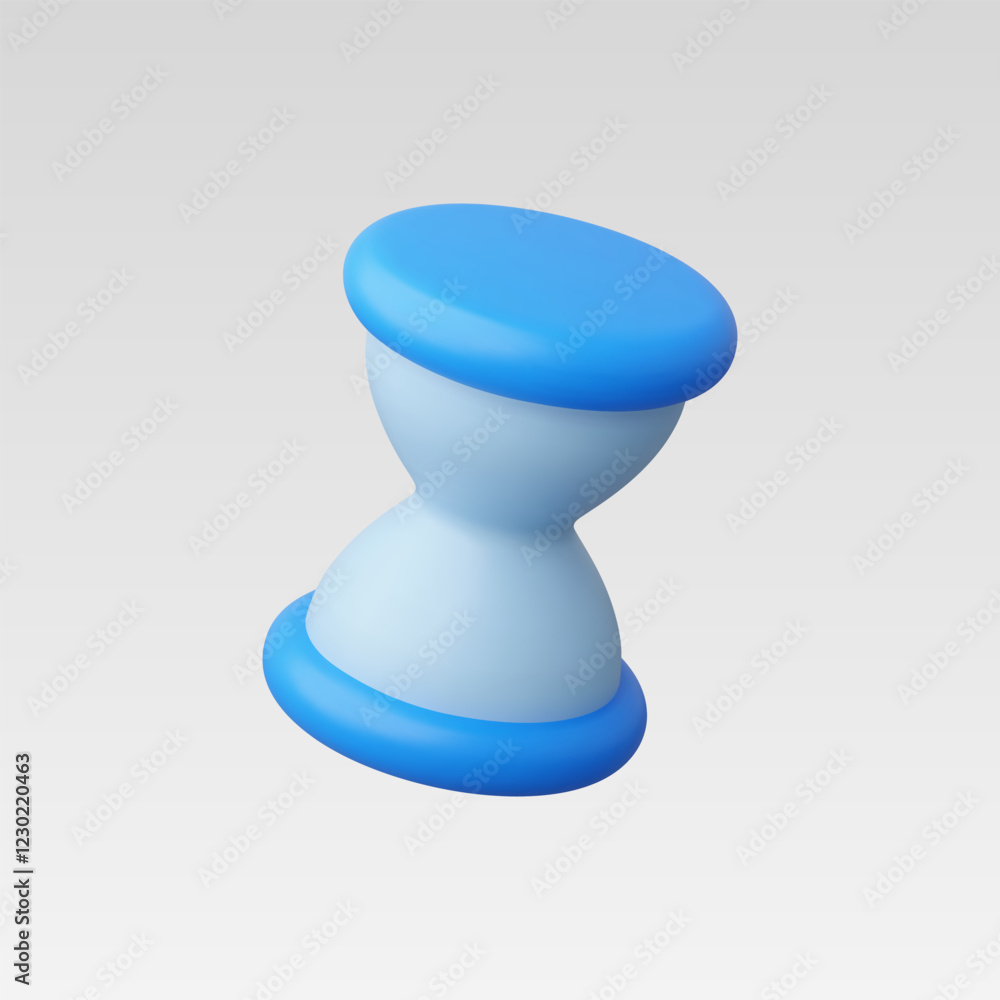 3d Realistic Hourglass icon vector illustration 3d Realistic Hourglass icon vector illustration