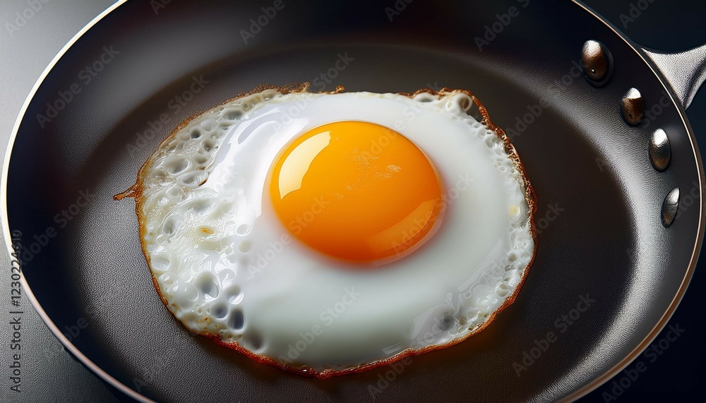fried egg in a frying pan fried egg in a frying pan