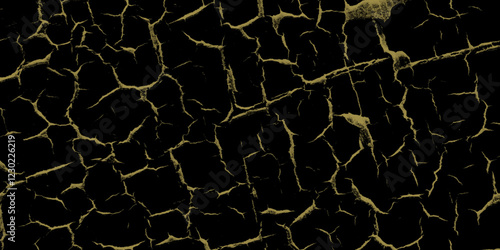 Texture of dry earth, white cracks on a black background. design element. background from black, gold, and grey marble stone texture for design.Seamless Black Marble Texture.