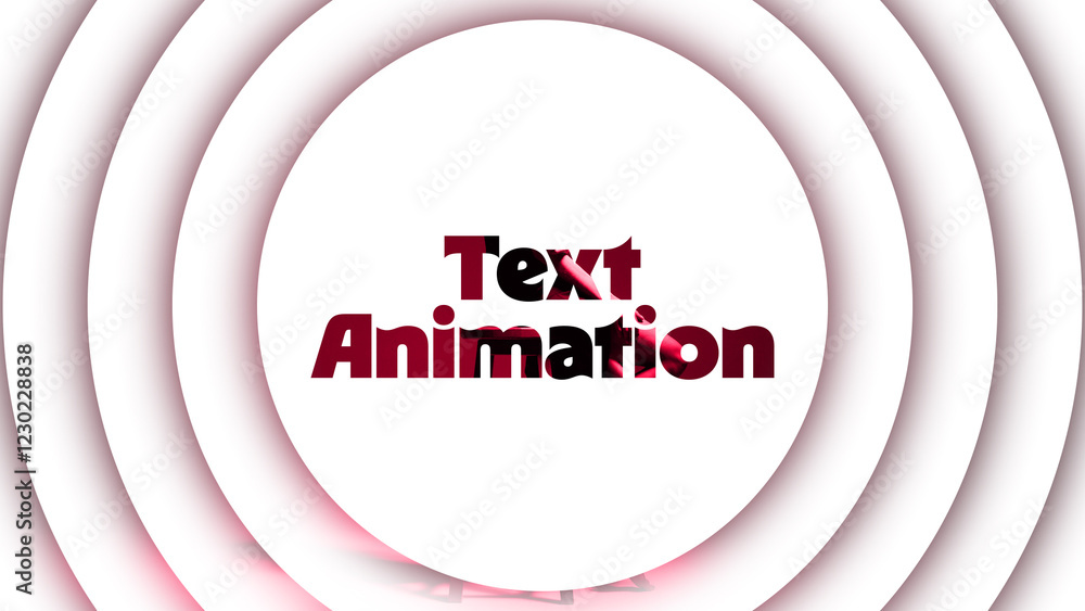 Teleporting Text Animation Text Animation with Transition Stock Template | Adobe Stock