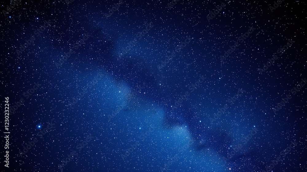 Naklejka premium American Flag Silhouetted Against a Starry Night Sky