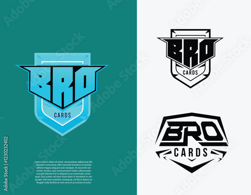 Bro Logo Letter design, text logo