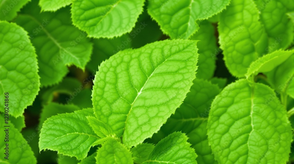 green leaf texture with detailed foliage pattern green leaf texture with detailed foliage pattern