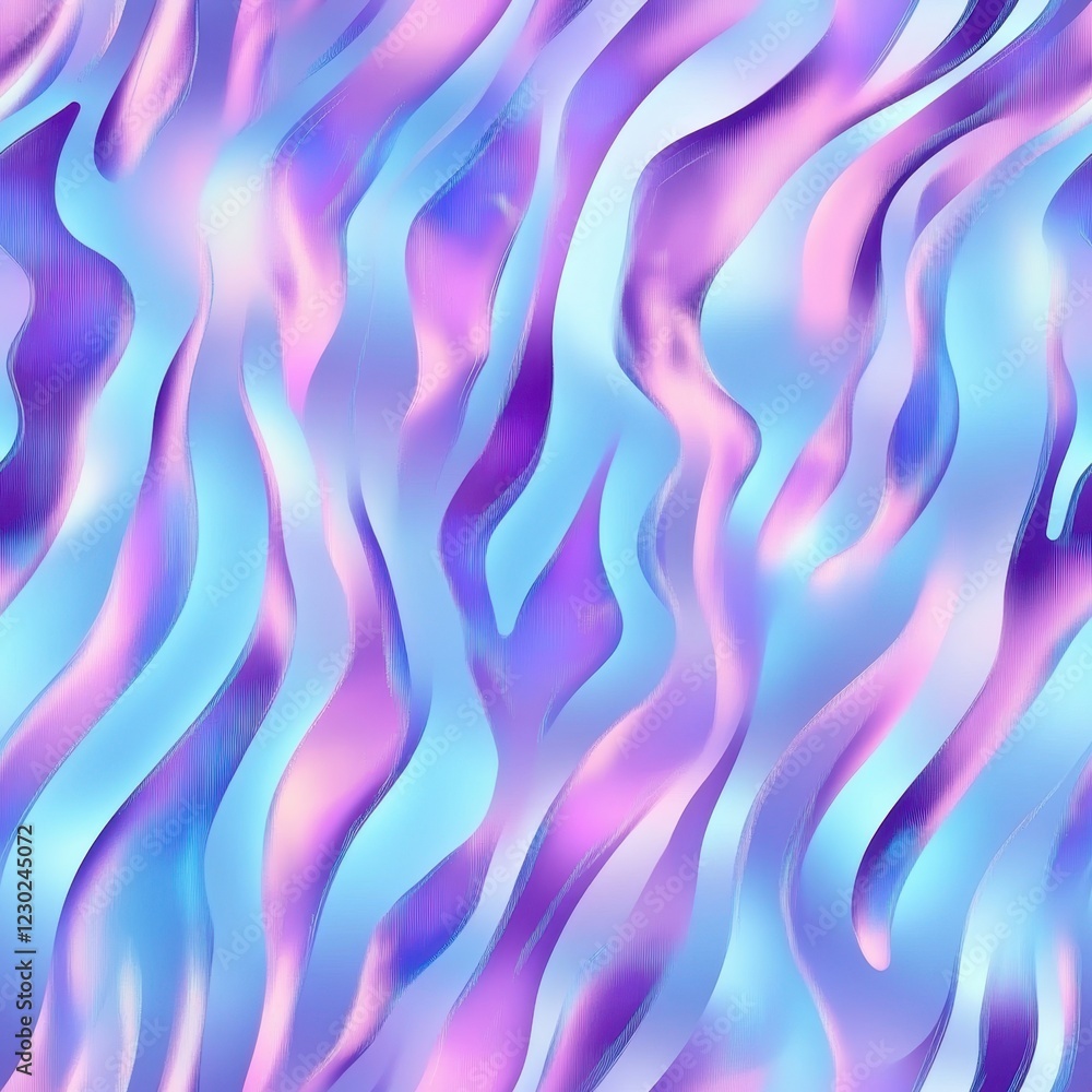 Fototapeta premium Abstract Pastel Gradient Fluid Wave Pattern with Dynamic Textures