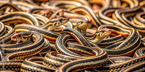 Long Exposure Photography: Thousands of Garter Snakes in a Massive Den