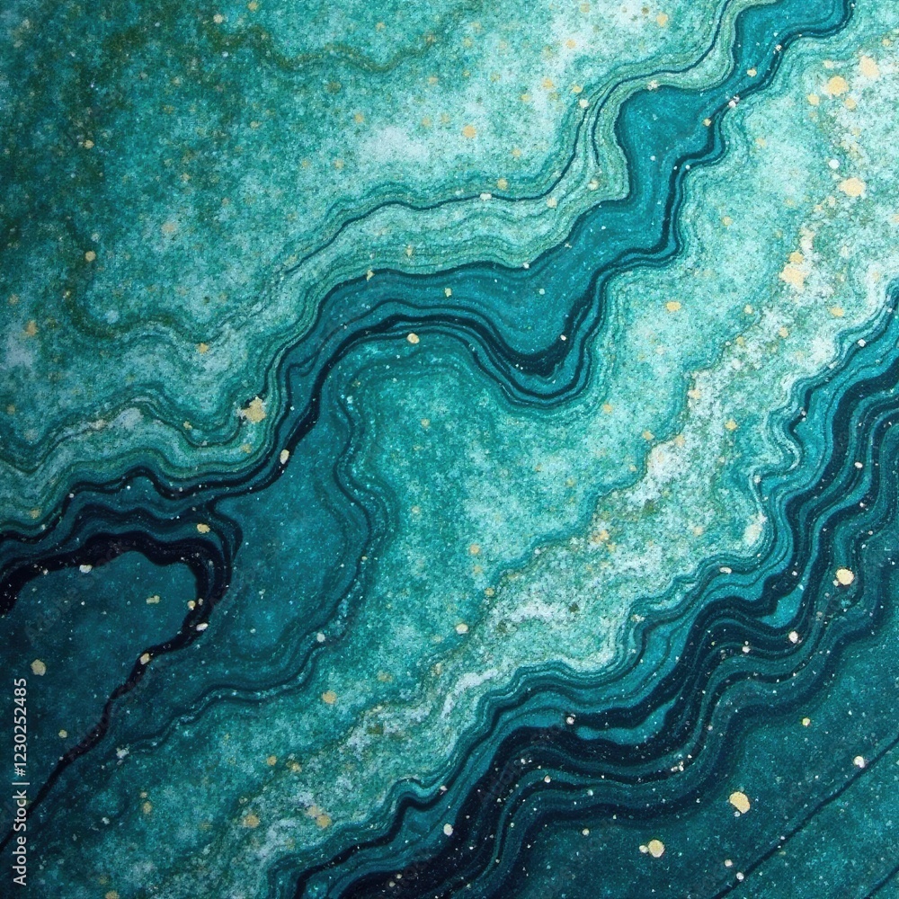 Fractured marble swirls with blue and green hues, grey, concrete, turquoise Fractured marble swirls with blue and green hues, grey, concrete, turquoise