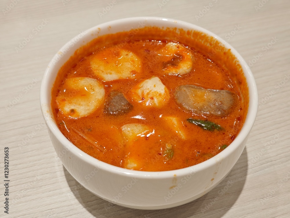 Tom yum dish Tom yum dish