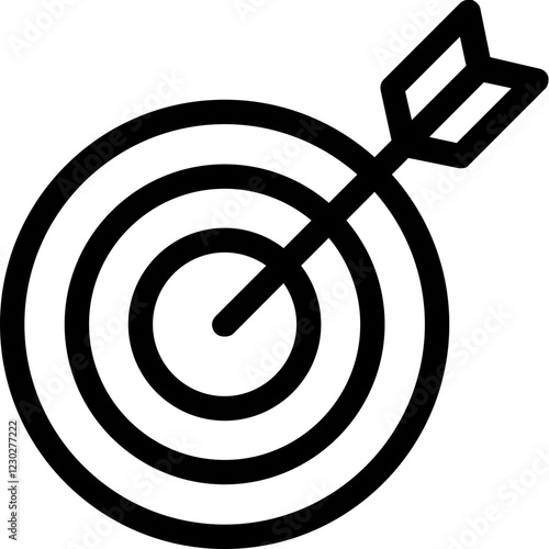 The Target icon represents a goal icon
