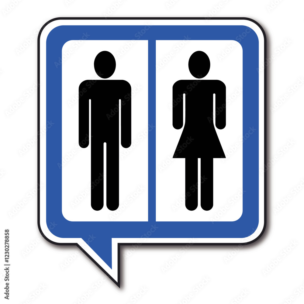 Logo toilettes. WC. Logo toilettes. WC.