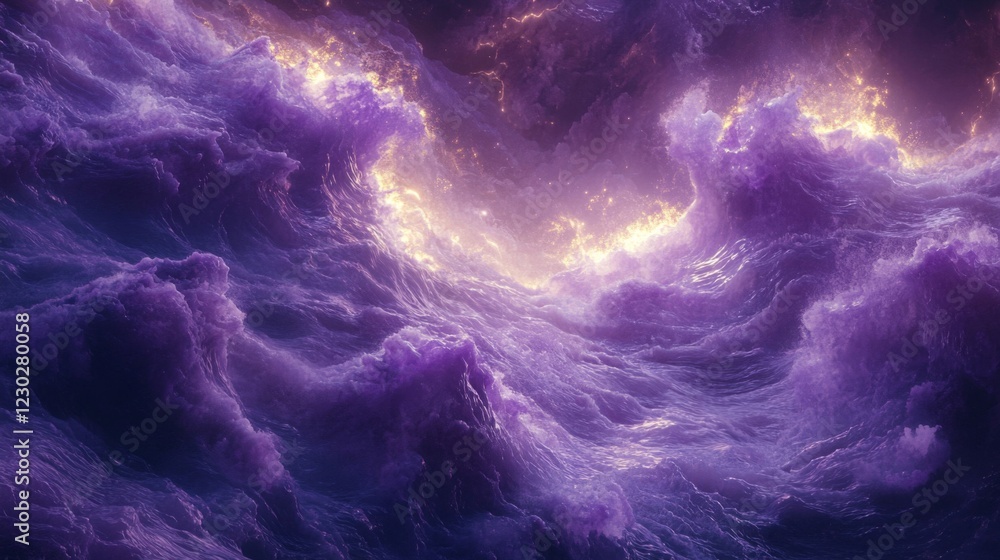 Cosmic Purple Waves of Light and Energy Cosmic Purple Waves of Light and Energy