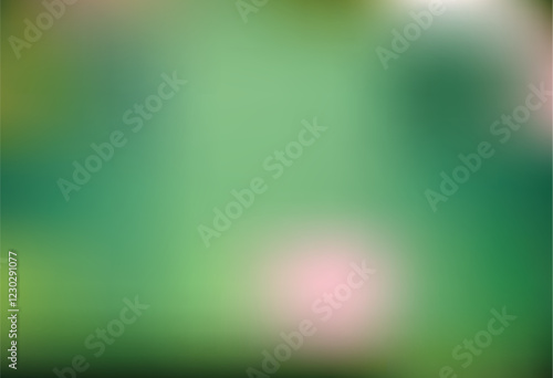 Abstract Green Blur Background