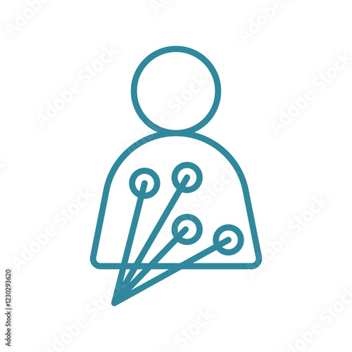 EKG machine icon with a bold and crisp design, reflecting the essential medical technology used in heart monitoring.