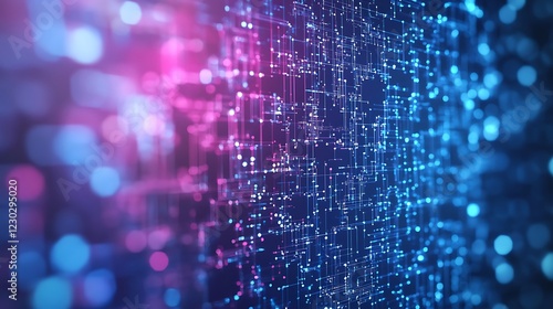 Wallpaper Mural Sci-Fi Arcade Visuals with Futuristic Glowing Effects Torontodigital.ca