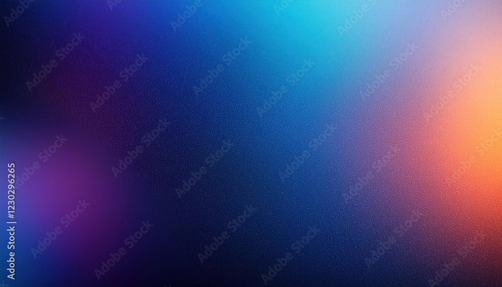 Blurred Blue Gradient Background with Noise Grain Texture Blurred Blue Gradient Background with Noise Grain Texture