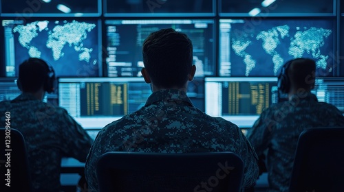 Military cyber operations command center technology digital environment tactical viewpoint national security