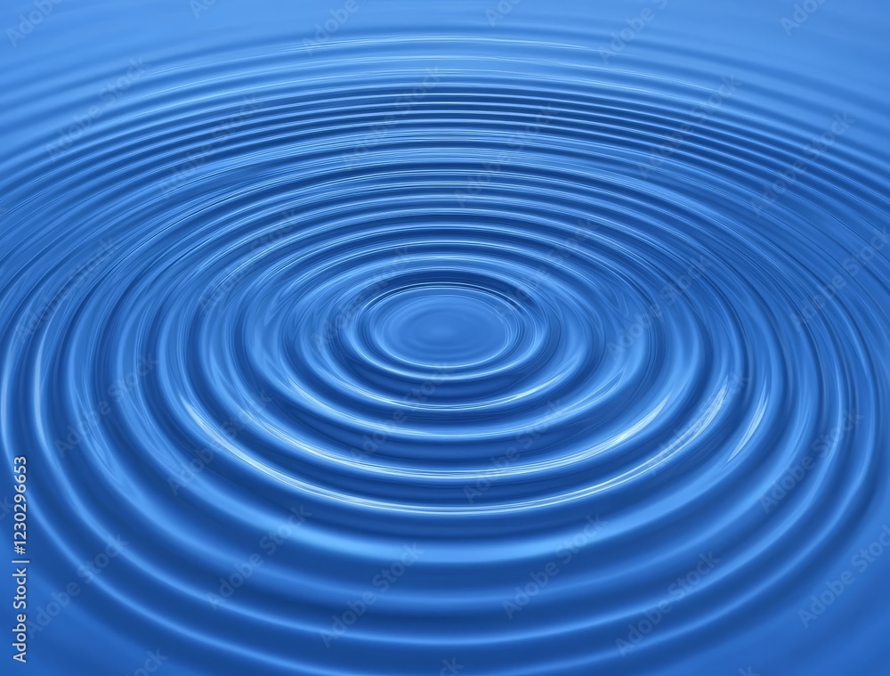 The tranquility of a blue water surface with soft waves. The tranquility of a blue water surface with soft waves.