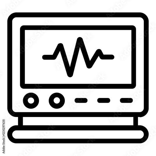 ecg monitor icon